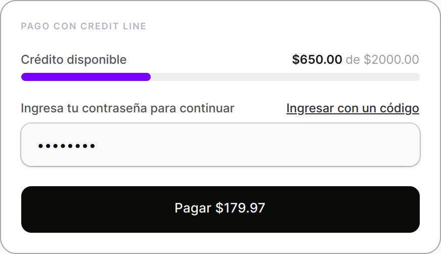 B2B credit line
