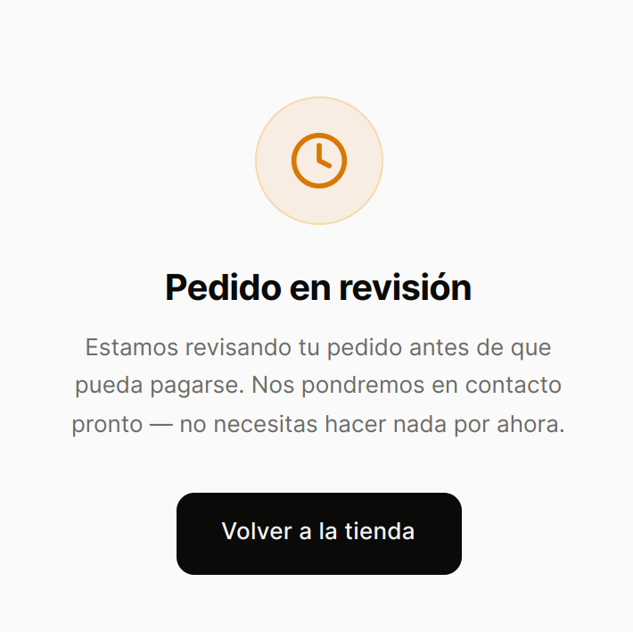 Orders in review